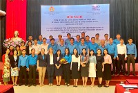 Tổng kết dự án “Công đoàn Việt Nam tham gia thực hiện Kế hoạch hành động quốc gia về tăng trưởng xanh giai đoạn 2014-2020”.