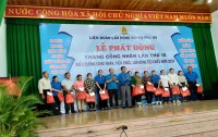 LĐLĐ Phù Mỹ tổ chức Lễ phát động Tháng Công nhân năm 2024