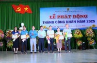LĐLĐ huyện Vĩnh Thạnh tổ chức Lễ Phát động Tháng Công nhân năm 2025