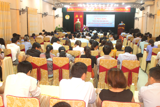 Quang cảnh lễ phát động