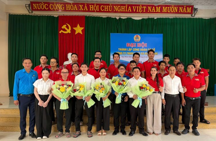 Đại hội thành lập Công đoàn cơ sở Công ty TNHH Let's Go Bình Định