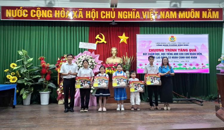 Công đoàn phường Bình Định tổ chức Hội nghị sơ kết công tác Công đoàn 6 tháng đầu năm 2026