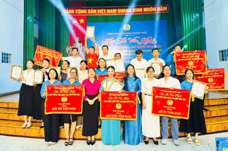 Công đoàn phường Thống Nhất bế mạc Hội thi văn nghệ công nhân, viên chức, lao động năm 2026
