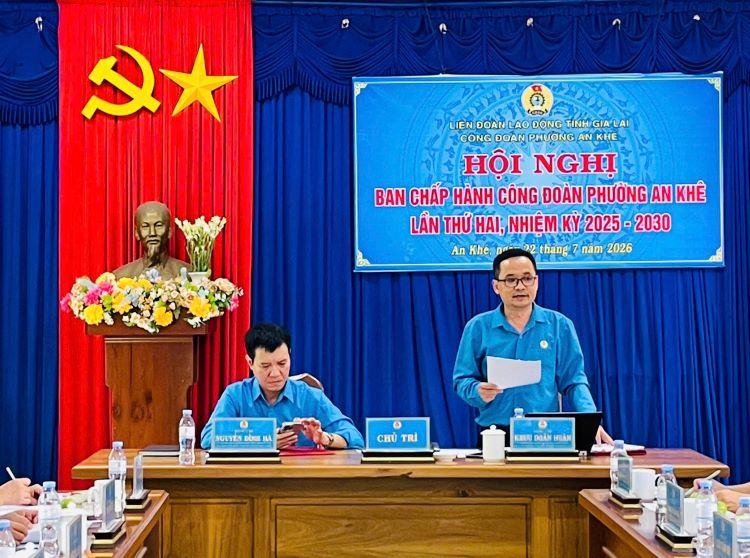 Hội nghị Ban Chấp hành Công đoàn phường An Khê lần thứ Hai, nhiệm kỳ 2025 – 2030